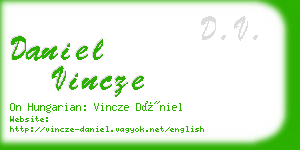 daniel vincze business card